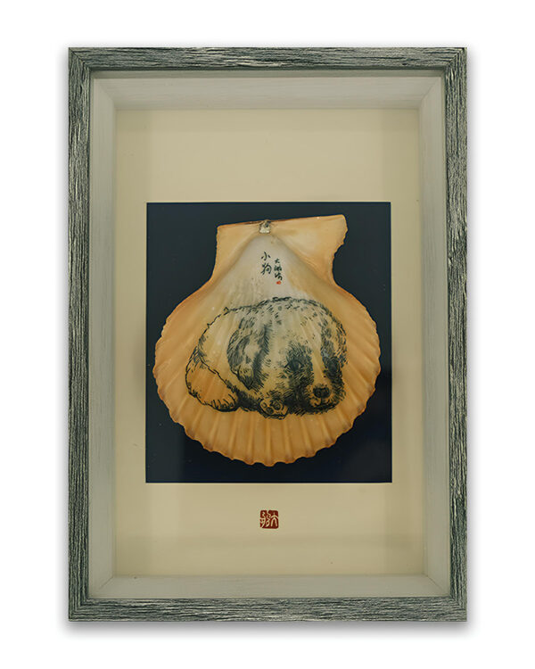 Scallop Painting - 6 inch
