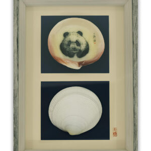 Full Moon Shell Painting